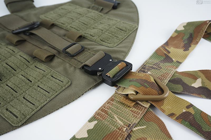 Tactical Armoured K9 Vest Lightweight and Mobile